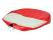 DELUXE PAN CUSHION RED/WHITE