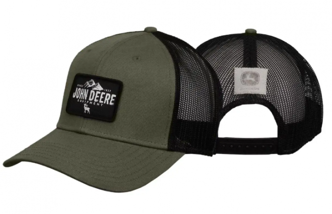 JOHN DEERE SUEDED LOGO CAP