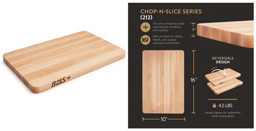 MAPLE CHOP-N-SLICE BD 16X10X1