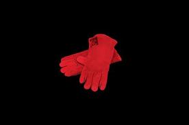 LEATHER DUTCH OVEN GLOVES RED