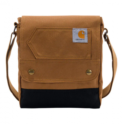 CROSSBODY SNAP BAG BROWN