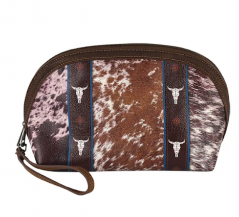 CF COSMETIC BAG HAIR PRINT SKULL