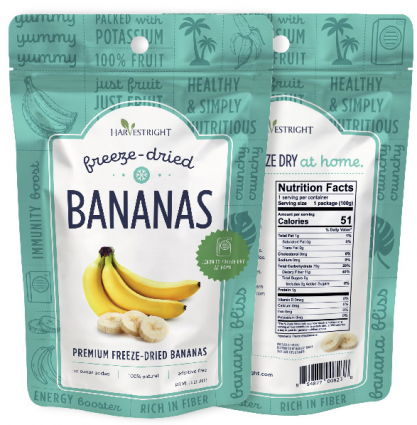 HR FREEZE DRIED BANANAS