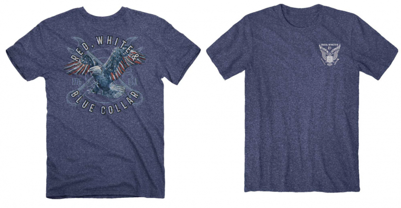 RWB COLLAR GOOD EAGLE SHIRT