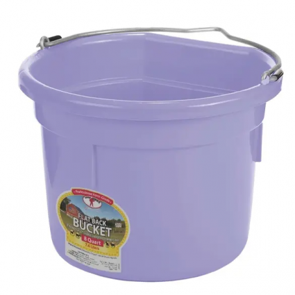 8QT FLAT BACK BUCKET LAVENDER