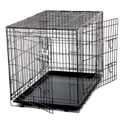 LARGE DOUBLE TUF WIRE KENNEL