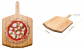 14" WOODEN PEEL & SERVE BOARD