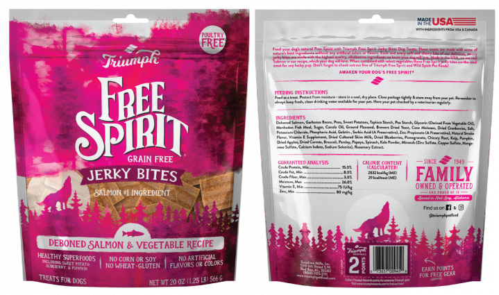 FREE SPIRIT GF JERKY SALMON