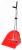 MANURE SCOOP W/RAKE RED