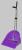MANURE SCOOP W/RAKE PURPLE