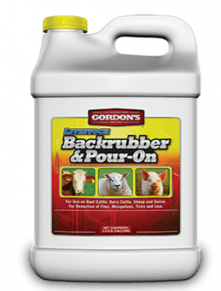 BACKRUBBER & POUR-ON 2.5GAL