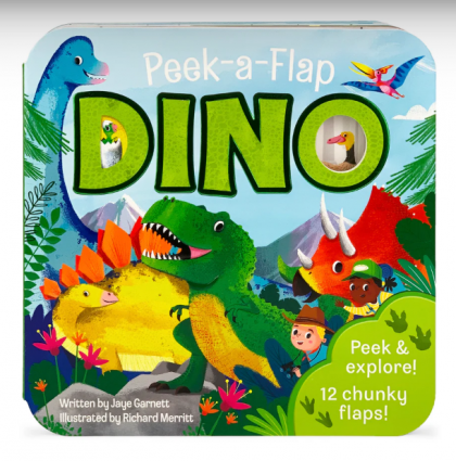 DINO PEEK-A-FLAP BOOK