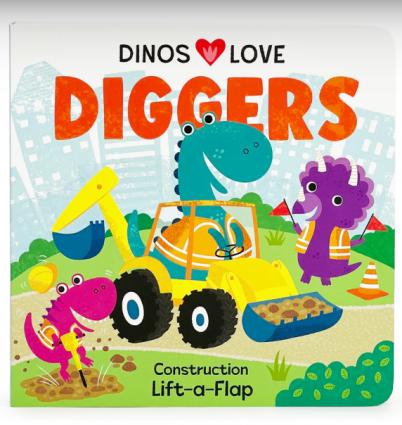 DINOS LOVE DIGGERS BOOK