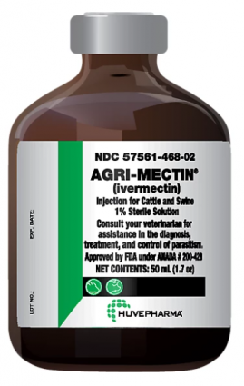IVERMECTIN INJ 1% 50ML AGRI-MECT