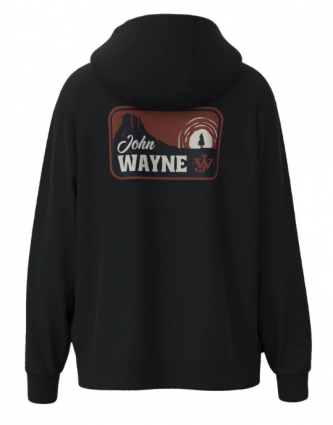 HOOEY JOHN WAYNE HOODIE BLACK