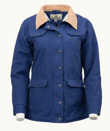 LADIES CANVAS GIDLEY JACKET NAVY