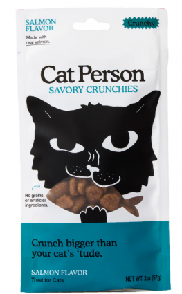 CAT PERSON CRUNCHIES SALMON