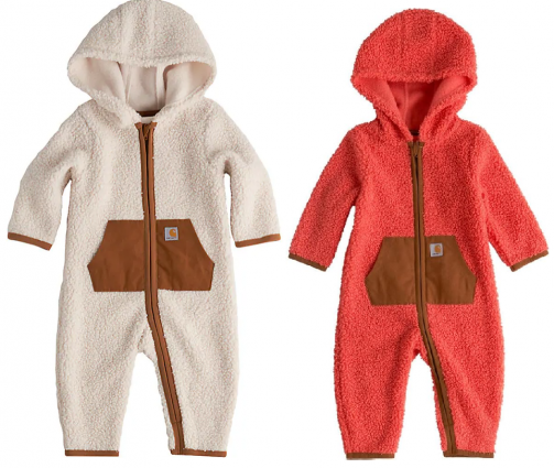 LS ZIP-FRONT SHERPA COVERALL