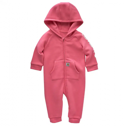 LS FLEECE ZIP HOODED COVERALL