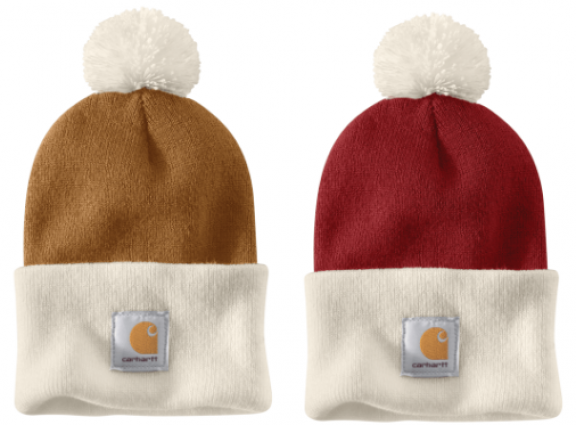 M KNIT POM CUFFED BEANIE