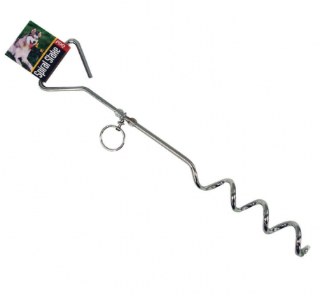 18" TIE-OUT STAKE W/SWIVEL