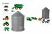 1:64 MINI GRAIN BIN SET JD