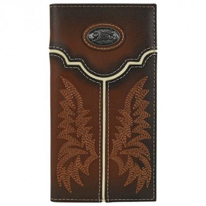 JSTN RODEO WLT W YOKE AND CONCHO