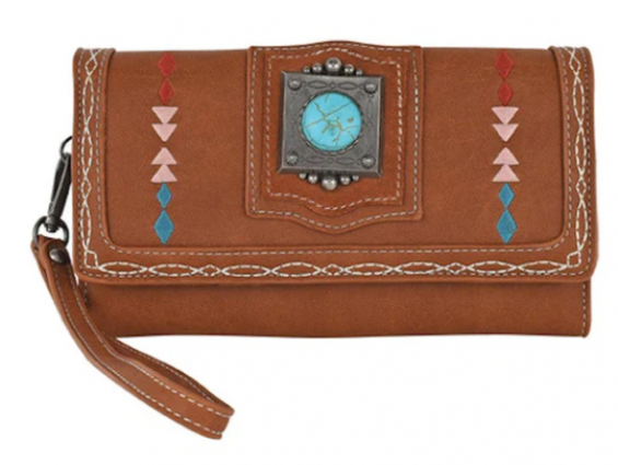 CF CLUTCH WALLET W EMBROIDERY
