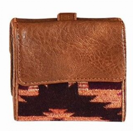 JUSTIN SMALL WLT PURPLE AZTEC