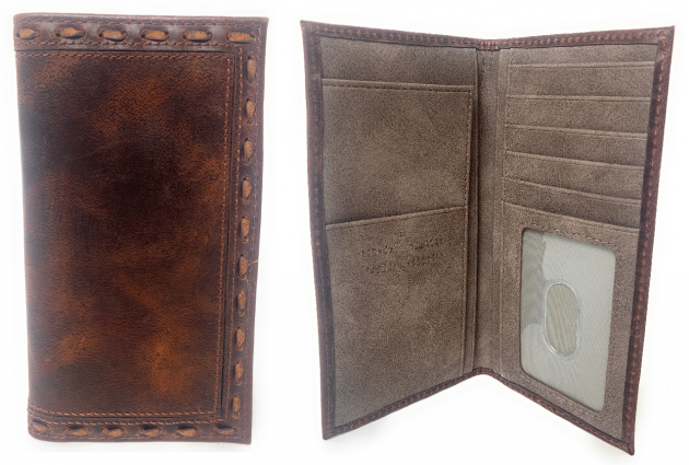 JUSTIN RODEO WLT WHIP STITCH