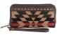 JSTN WALLET BROWN MULTI AZTEC