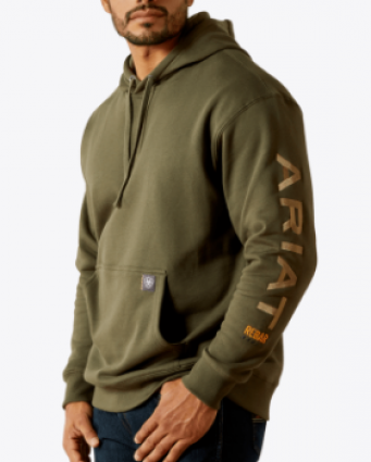 MNS REBAR GRAPHIC HOODIE HERB