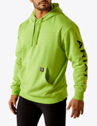 MNS REBAR GRAPHIC HOODIE BLK LIM