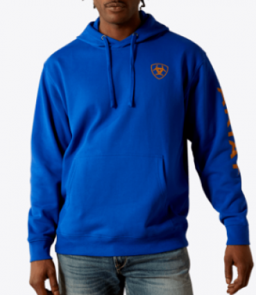MNS ARIAT LOGO HOODIE SURF