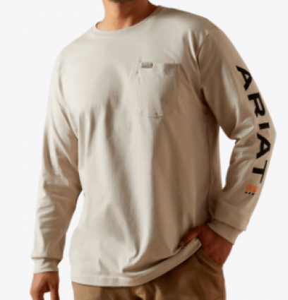 M RBR CTN STRNG LOGO LS STRING