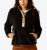 WMS BERBER SNAP SWEATSHIRT BLACK