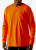 M RBR CTN STRNG LS TEE S. ORANGE