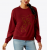 WMS LASSO SWEATSHIRT CABERNET