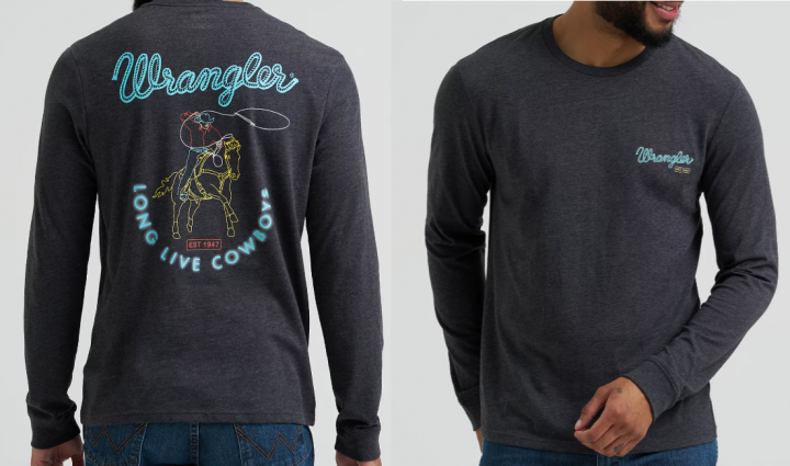 MNS LONG LIVE COWBOYS LS TEE