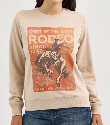 WMS RODEO SPIRIT CREW SWEATSHIRT
