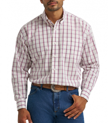 MNS CLASSIC LS SHIRT SANGRIA