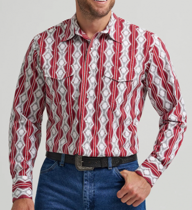 MNS CHECOTAH LS SHIRT RED