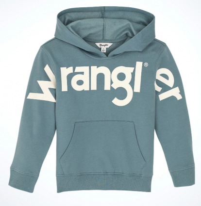 GIRLS LOGO HOODIE BLUE
