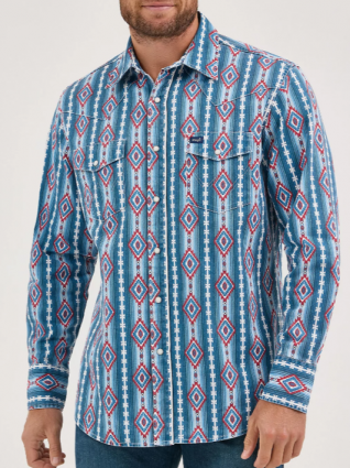 MNS VINTAGE LS SHIRT AMERICANA