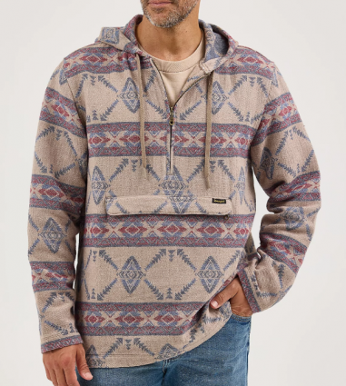 MNS QTR ZIP POPOVER DESERT TAUPE