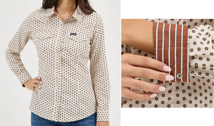 WMS RETRO DRESS SHIRT WHITE