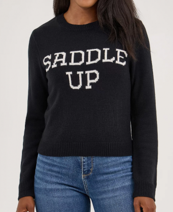 WMS RETRO SADDLE UP SWEATER
