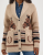 WMS RETRO HORSE CARDIGAN BROWN