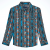 BOYS CHECOTAH LS TURQ MULTI