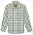 BOYS RETRO LS SNAP SHIRT TURQBRN
